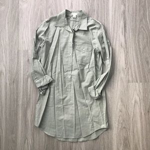 J.Crew Half Button Tunic